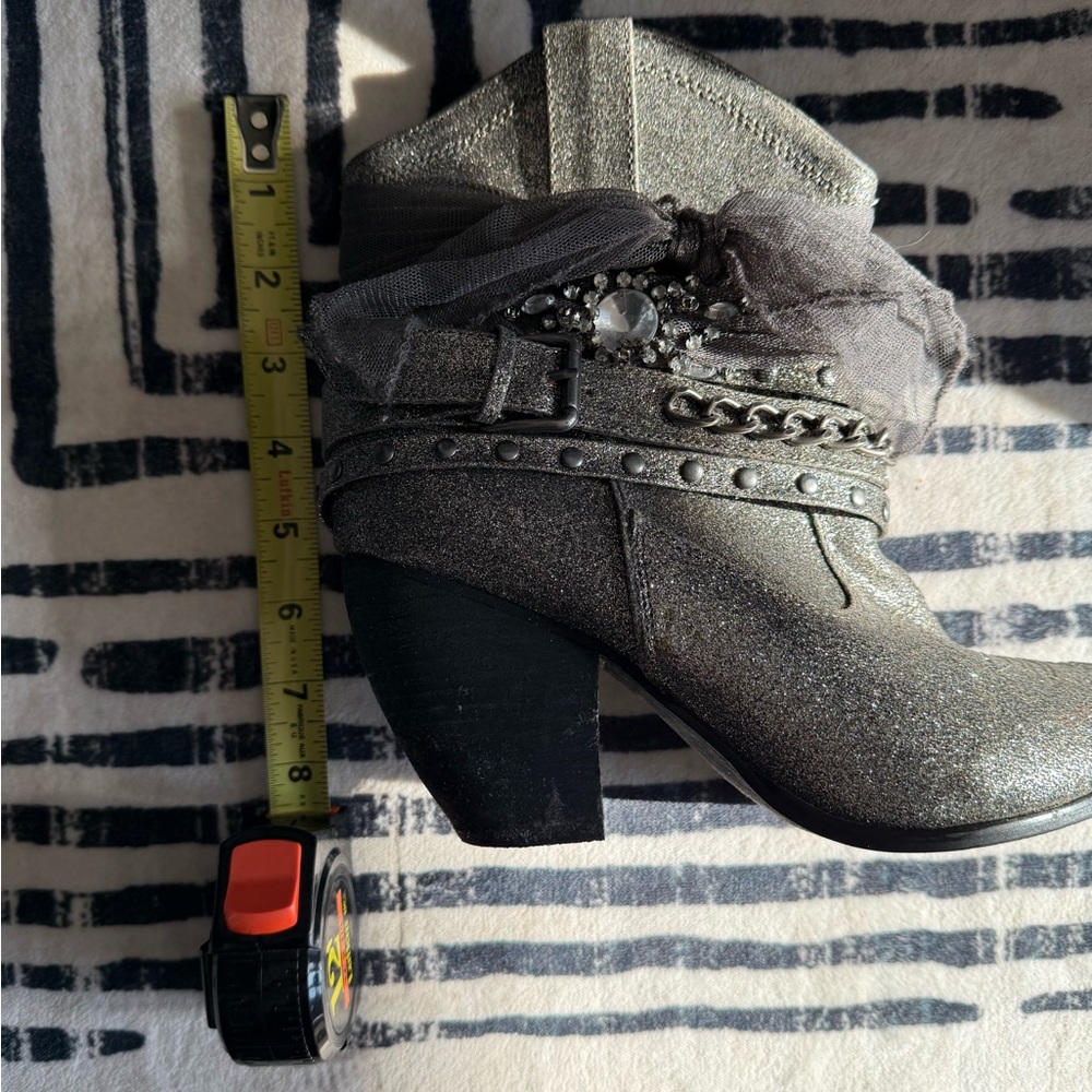 Fashion, sparkle ankle cowboy boots ❤️ - Picture 8 of 9